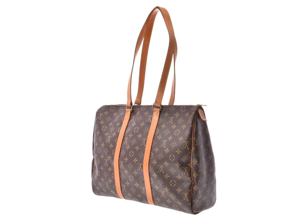 Louis Vuitton Bag Leather Shoulder Brown Monogram Flanerie - Picture 1 of 11